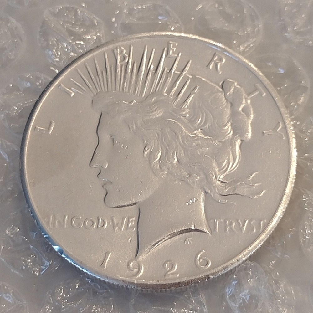 AU/BU 1926 PEACE DOLLAR